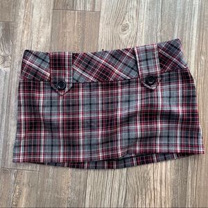 Plaid y2k Mini Skirt
